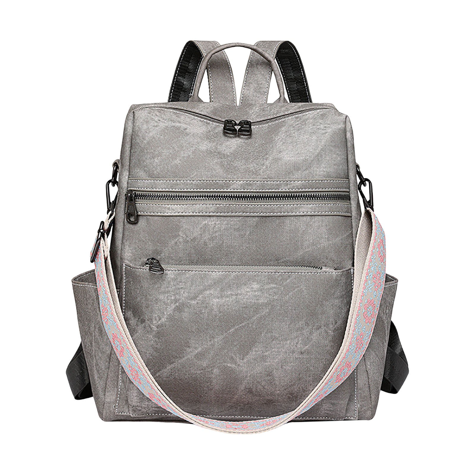 Modisza Backpack Purse for Women Fashion Leather Travel Shoulder Bag Top Handle Satchel Schoolbag