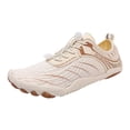 thumbnail image 1 of Modisza Barefoot Shoes for Women Men Summer Water Footwear Wide Toe Box Non Slip Athletic Running Sneaker Gym Workout Shoe Beige Size 10.5, 1 of 4
