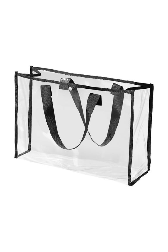 Clear Bag for Stadium Events Approved Large Transparent Totes for Gym Concert Sports School