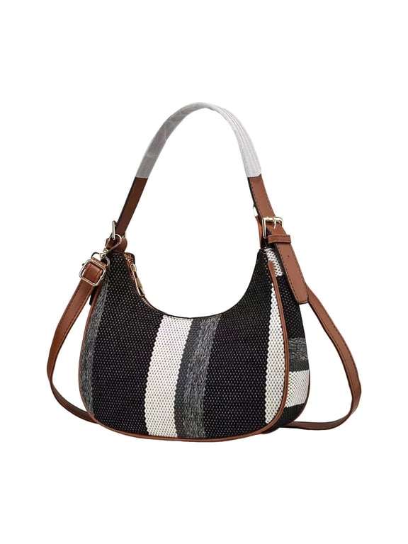 Crescent Shoulder Bags for Women Cute Hobo Tote Handbag Under the Arm Mini Clutch Purse
