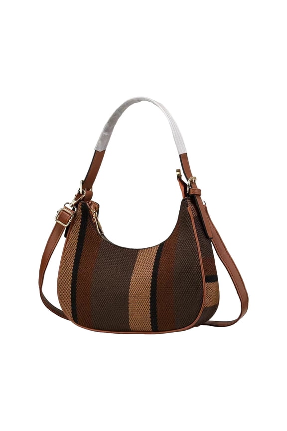 Crescent Shoulder Bags for Women Cute Hobo Tote Handbag Under the Arm Mini Clutch Purse