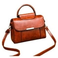 thumbnail image 1 of Modisza Crossbody Bags for Women Small Saddle Purse Leather Boho Handbags Top Handle Clutch Totes, 1 of 4