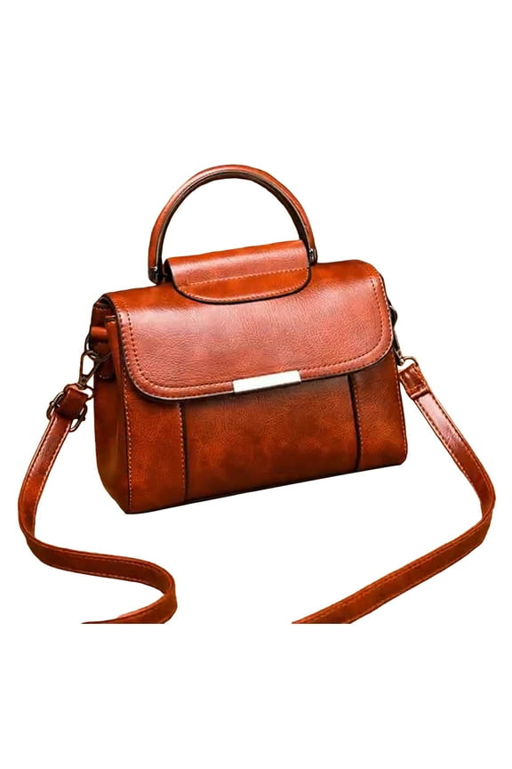 Crossbody Bags for Women Small Saddle Purse Leather Boho Handbags Top Handle Clutch Totes