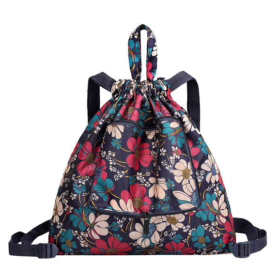 Modisza Drawstring Backpack Bag for Women Men Waterproof Gym Swim Daypack Shoulder Crossbody Bags