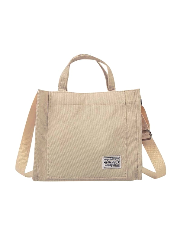Large Canvas Tote Bag for Women Crossbody Purse Handbags Work Laptop Top Handle Satchel