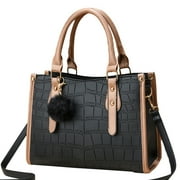 Modisza Leather Purse and Handbag for Women Ladies Large Work Shoulder Bags Top Handle Satchel