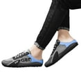 thumbnail image 1 of Modisza Men's Slip on Mule Sneakers Backless Breathable Non Slip Flat Shoes Closed Toe Work Travel Slides Outdoor Sandals Grey 8.5, 1 of 6