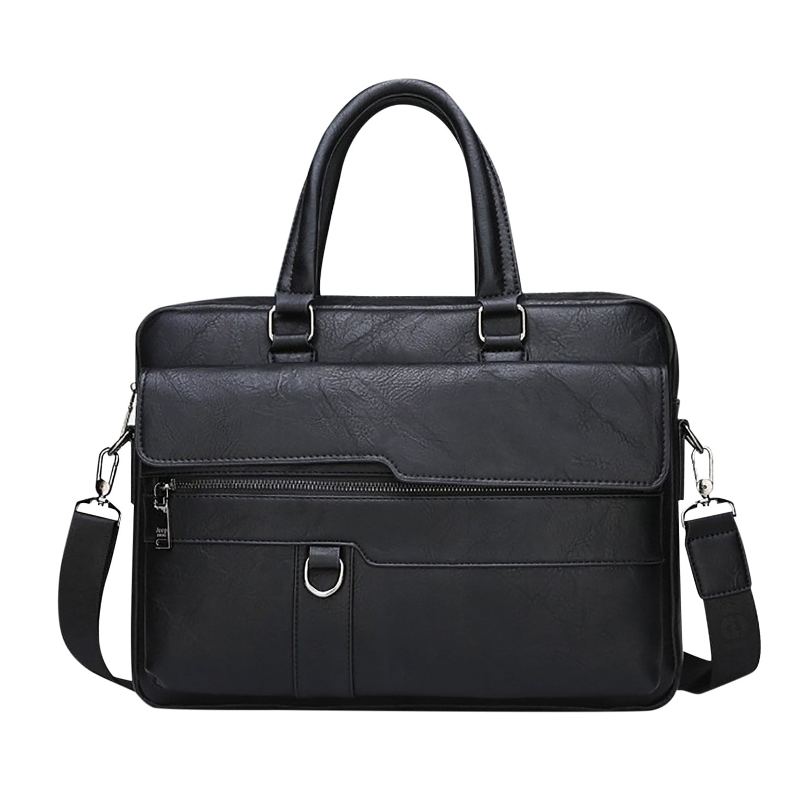 Modisza Mens Laptop Bag 16 Inch Leather Briefcase Vintage Messenger Bag Large Crossbody Shoulder Handbag