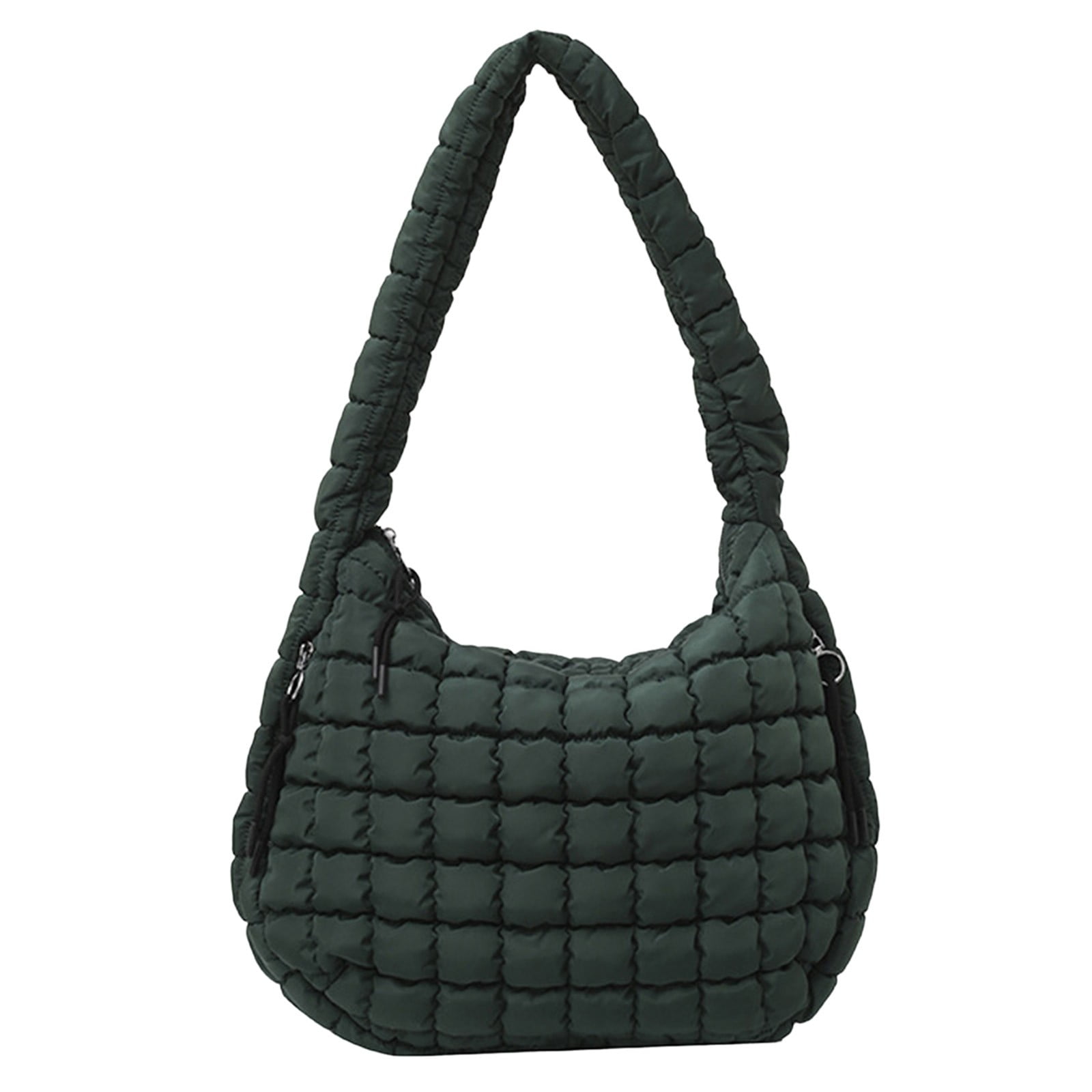 Modisza Puff Tote Bag for Women Quilted Large Crossbody Bags Crescent Travel Slouchy Hobo Handbag