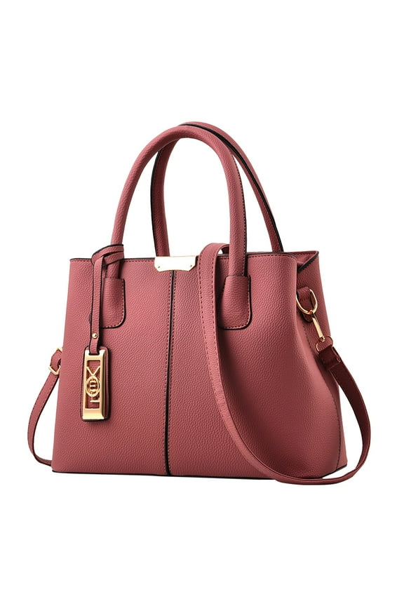 Purses and Handbags for Women Leather Shoulder Tote Bag Medium Top Handle Satchel Purse