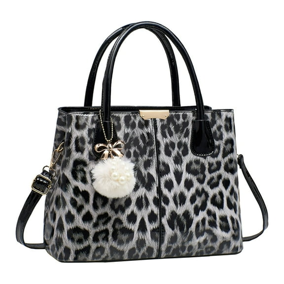 Modisza Purses and Handbags for Women Top Handle Satchel Leopard Print Casual Travel Shoulder Bags