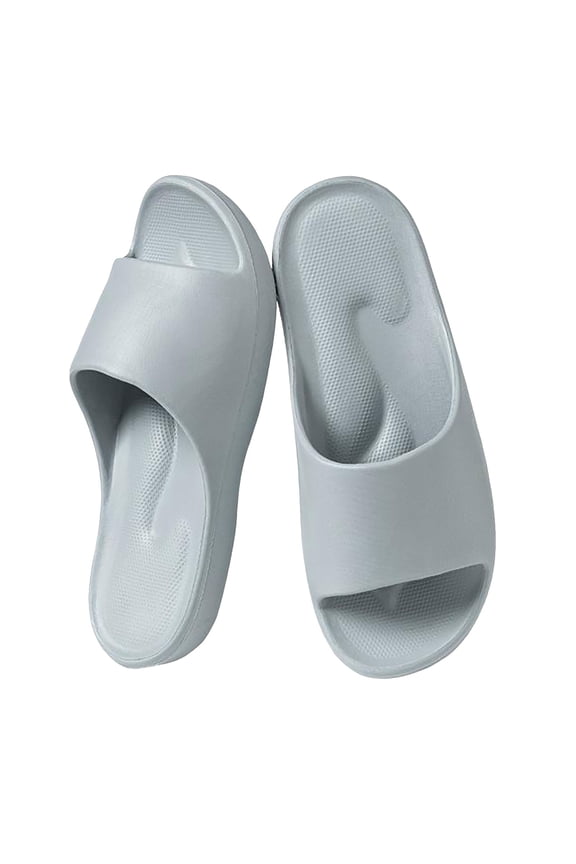 Shower Shoes for Women Men Massage Slide Sandals Bathroom Pool Slides Comfortable Arch Support Quick Drying Slippers Size 9.5 Grey