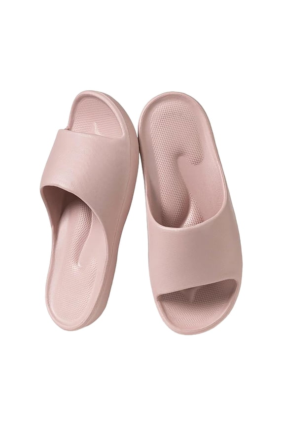 Shower Shoes for Women and Men Summer Massage Slide Sandals Non Slip Indoor Quick Drying Bathroom Slippers Pink 5.5