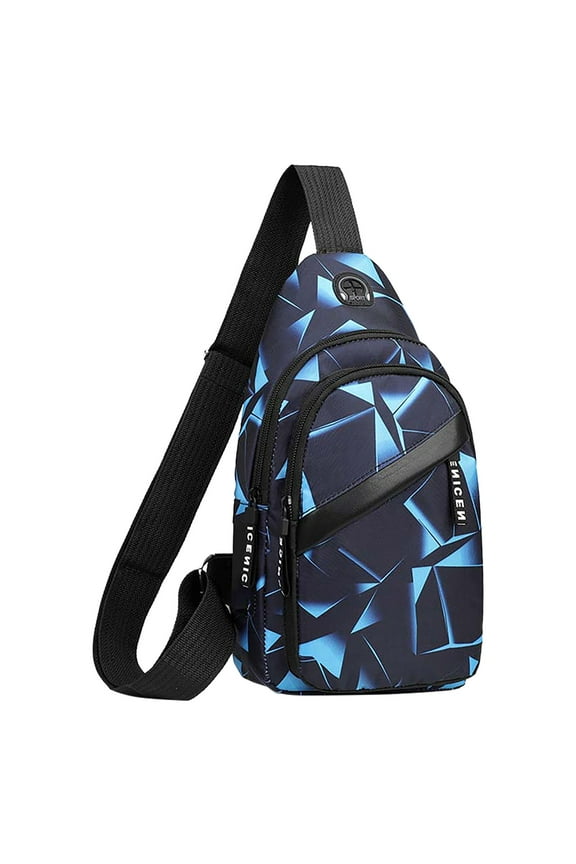 Small Crossbody Sling Bag for Women Men Chest Daypack Backpack Travel Outdoors Hiking Purse