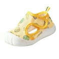 thumbnail image 1 of Modisza Toddler's Water Shoes Summer Beach Swim Pool Sandals Mesh Breathable Walking Sandals Baby Boy Girl Sneaker Yellow Size 3, 1 of 5