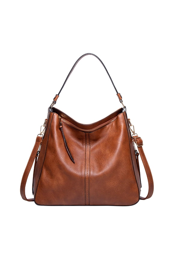 Women Leather Purses and Handbags Top Handle Satchel Large Capacity Tote Shoulder Bag
