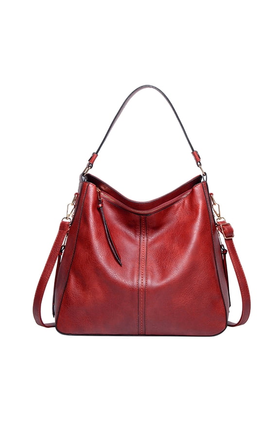 Women Leather Purses and Handbags Top Handle Satchel Large Capacity Tote Shoulder Bag