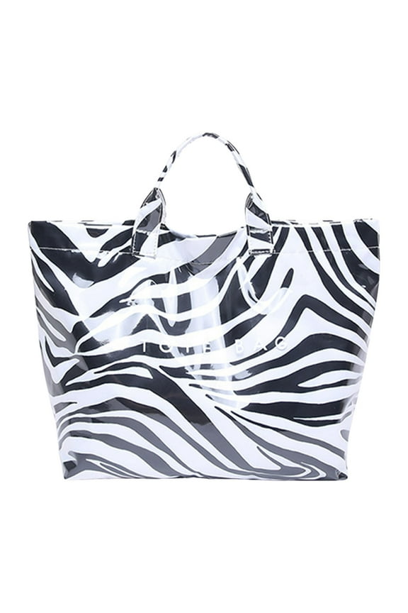 Women's Fashion Tote Bag Waterproof Cow Print Shoulder Handbag Large Top Handle Satchel Purse