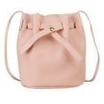 thumbnail image 1 of Modisza Womens Leather Bucket Bags Drawstring Crossbody Purse Hobo Handbags Casual Shoulder Tote Bag, 1 of 3