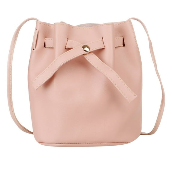 Modisza Womens Leather Bucket Bags Drawstring Crossbody Purse Hobo Handbags Casual Shoulder Tote Bag