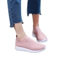 thumbnail image 1 of Modisza Womens Slip on Walking Shoes Summer Lightweight Breathable Mesh Sock Shoe Casual Tennis Running Comfortable Sneakers Pink 9, 1 of 7