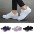 thumbnail image 1 of Modisza Womens Walking Shoes Arch Support Orthotic Fashion Sneakers Breathable Cross Training Slip on Running Shoes Black 5.5, 1 of 6