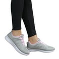 thumbnail image 1 of Modisza Womens Walking Shoes Arch Support Orthotic Fashion Sneakers Breathable Cross Training Slip on Running Shoes Grey 6.5, 1 of 6