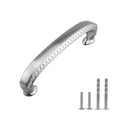 thumbnail image 1 of Modket MH1612 Traditional Classic Kitchen Cabinet Pull Handle — 4-1/4" Overall Length, 3-3/4" (96mm) Hole Centers, Brushed Nickel — 5 Packs, 1 of 5