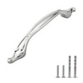 thumbnail image 1 of Modket MH1614 Traditional Classic Kitchen Cabinet Pull Handle — 7" Overall Length, 5" (128mm) Hole Centers, Brushed Nickel — 1 Pack, 1 of 4
