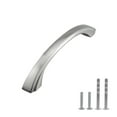 thumbnail image 1 of Modket MH1616 Traditional Classic Kitchen Cabinet Pull Handle — 5-1/2" Overall Length, 5" (128mm) Hole Centers, Brushed Nickel — 25 Packs, 1 of 4