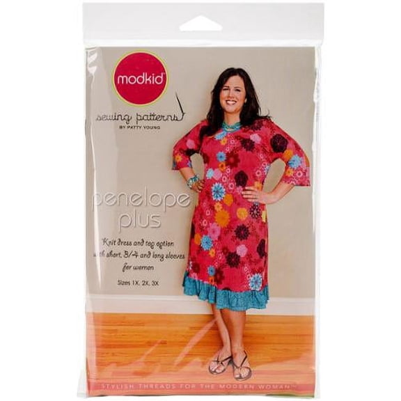 Modkid Sewing Patterns-Penelope Plus, Pk 1, Modkid