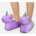 thumbnail image 1 of Modlines Women's/Big Girl's Llama House Slippers Shoes, Unicorn Size 9.5-11, 1 of 2