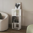 thumbnail image 1 of Modoc Bookcase in Melamine with Open Storage, White, 1 of 7