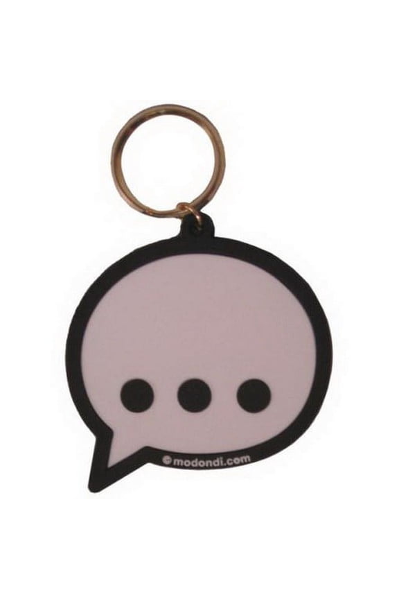 Dot Dot Dot Rubber Keychain D0801