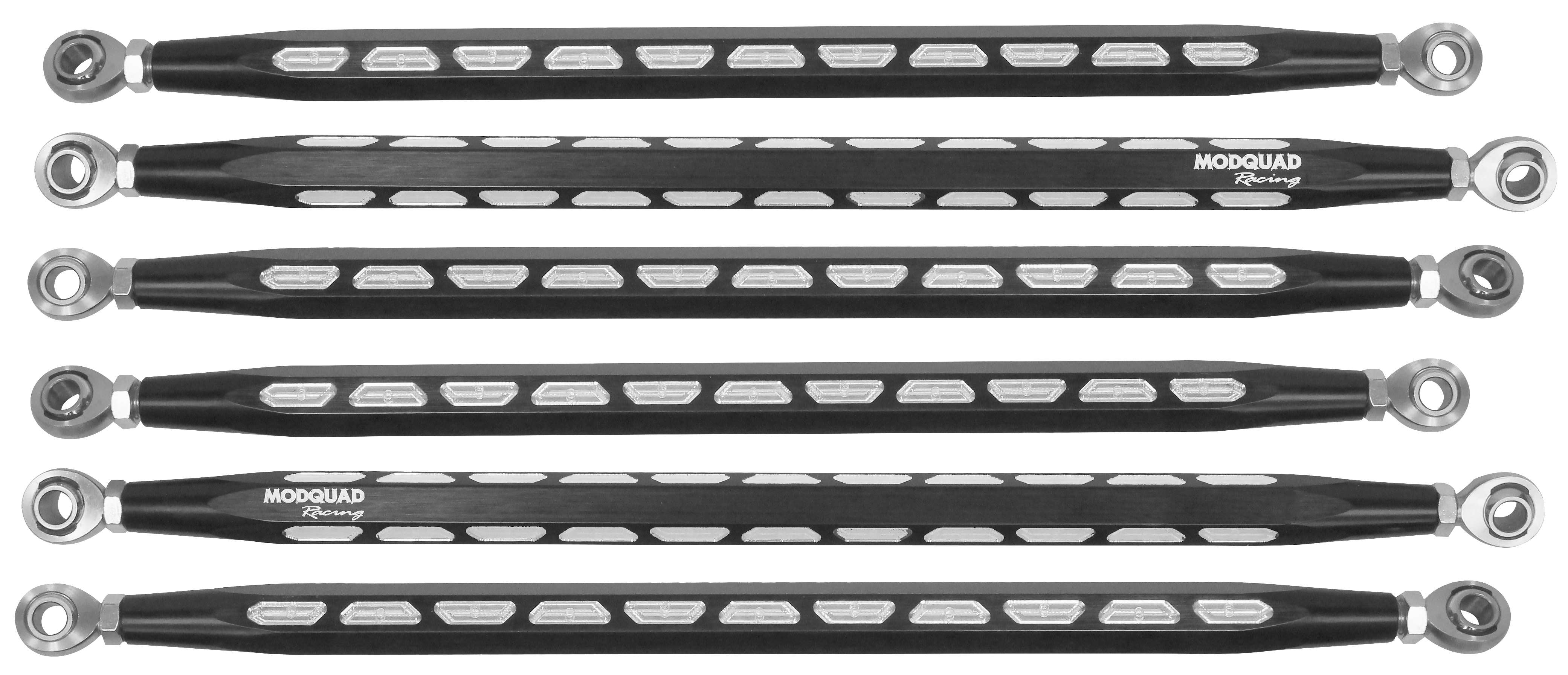 Rr Rods Modquad CA-RR-X3RS-HEX Hex Rear Radius Rods - 72in. - Black-Recut ...
