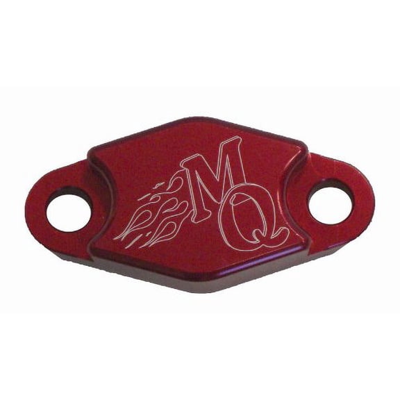 Modquad Park Brake Blockoff Plate Red ATV Universal