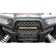 thumbnail image 1 of Modquad UTV Front Grill with Light Bar (Black/Silver) for 14-20 Polaris RAN, 1 of 1