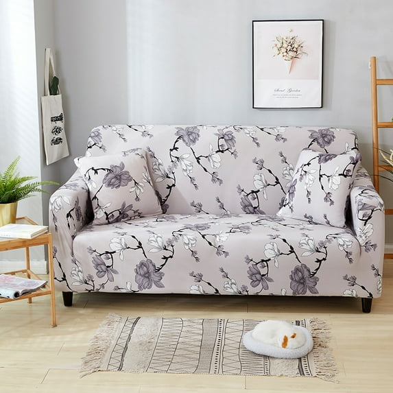 Modren Floral Elastic Sofa Covers Slipcover Stretch Couch Furniture Protector Sofa Decor 1/2/3/4 Seats