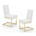 thumbnail image 1 of Modrest Batavia Modern White Dining Chair (Set of 2), 1 of 5