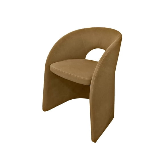 Brea - Modern Tan Fabric Dining Chair