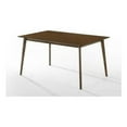 thumbnail image 1 of Modrest Castillo Modern Engineered Wood Dining Table in Walnut, 1 of 2