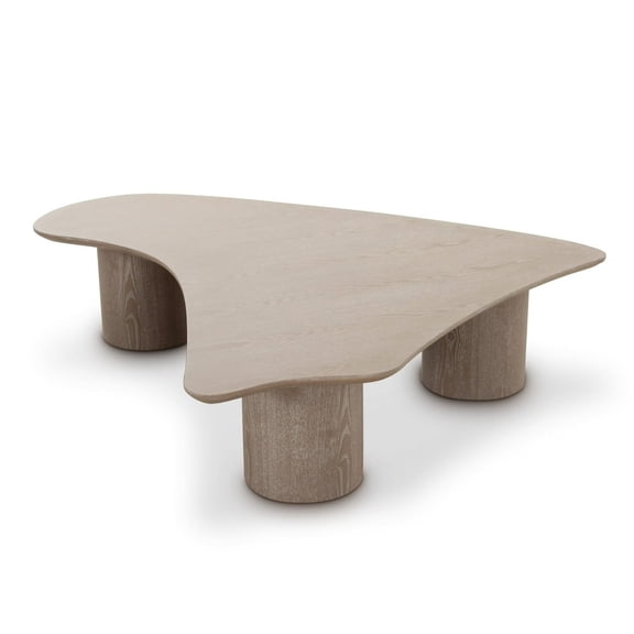 Modrest Connie - Modern White Oak Free Form Coffee Table