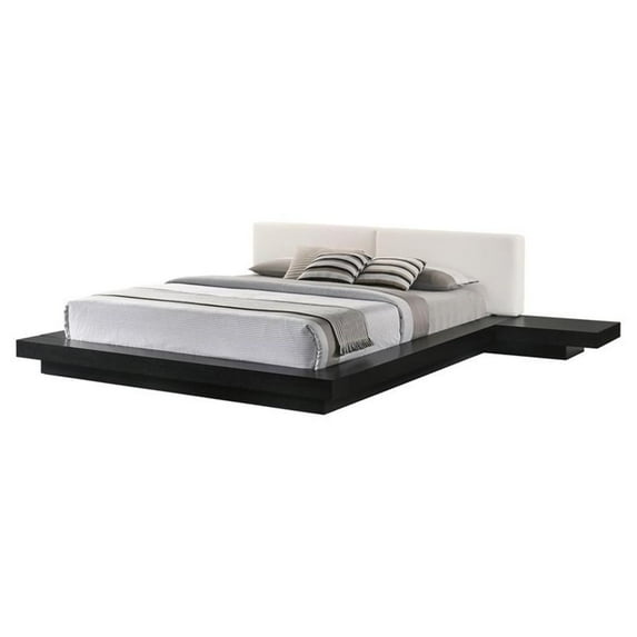 Modrest Contemporary Wood Platform Beds, King