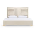 thumbnail image 1 of Modrest Daystar - Eastern King Modern Beige and Gold Bed, 1 of 9