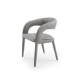 thumbnail image 1 of Modrest Faerron Modern Leatherette Upholstered Dining Chair in Gray, 1 of 5