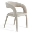 thumbnail image 1 of Modrest Faerron - Modern Light Grey Fabric Dining Chair, 1 of 8