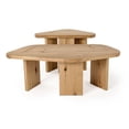 thumbnail image 1 of Modrest Jack - Modern Natural Wood Coffee Table Set, 1 of 13