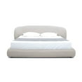 thumbnail image 1 of Modrest Lambert - Queen Modern Beige Upholstered Bed, 1 of 9