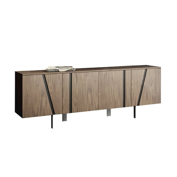 Modrest Mario - Modern Walnut Veneer Buffet