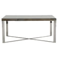 thumbnail image 1 of Modrest Santiago Modern Rectangular Wood Mosaic Dining Table, 1 of 2